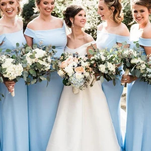 bridesmaid dresses 2021 boat neck sky blue satin wedding guest dress mermaid prom dress sexy wedding party dress free shipping bridesmaid dresses 2021 boat neck sky blue satin wedding guest dress mermaid prom dress sexy wedding party dress free shipping