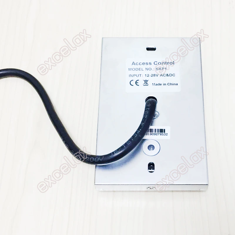 AC DC 12 V-28 V Водонепроницаемый двойной реле Клавиатура Доступа Автономный IP66 открытый механизм открывания двери клавиатура 125 кГц карточке бесконтактного считывания
