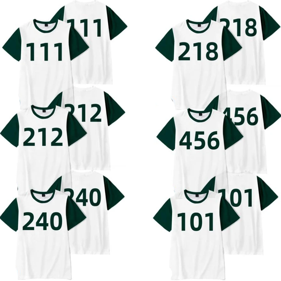 

Футболка и шорты с коротким рукавом Li Zhengjae, топ 456 218, костюм для косплея в стиле Хэллоуина