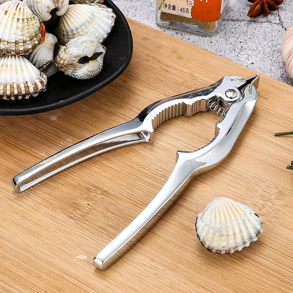 

Multifunctional Blood Clam Clip Creative Clam Opener Zinc Alloy Seafood Clip Spring Kitchen Creative Flip