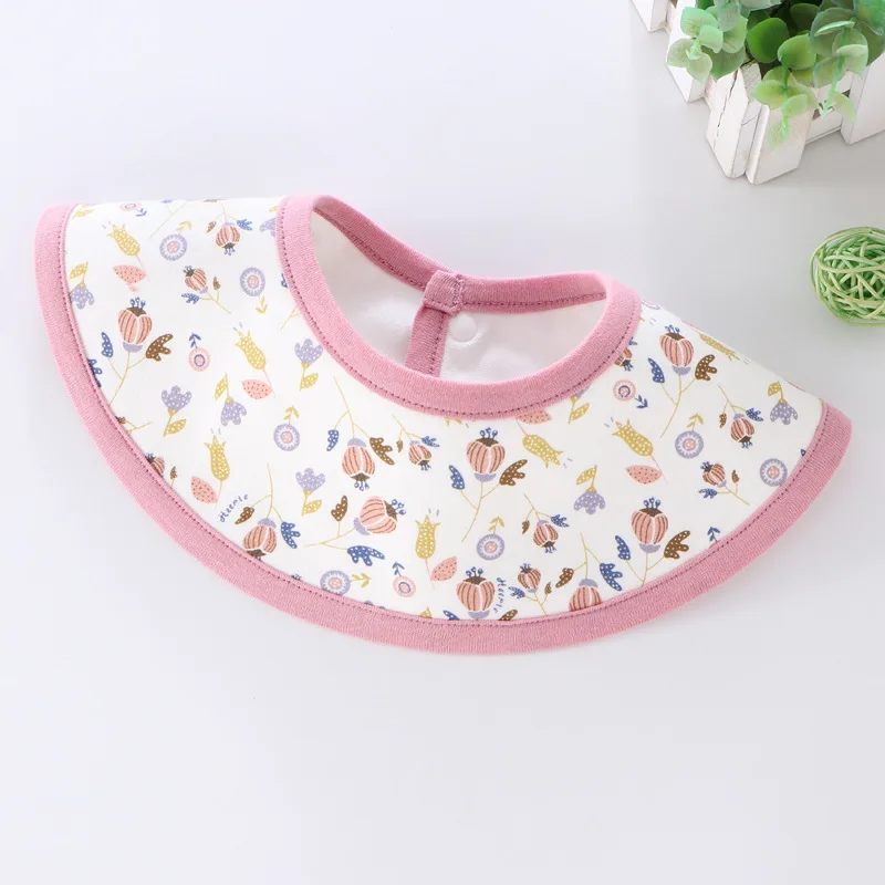 Новые трехслойные детские нагрудники 2 шт./компл. хлопковая ткань 360 градусов