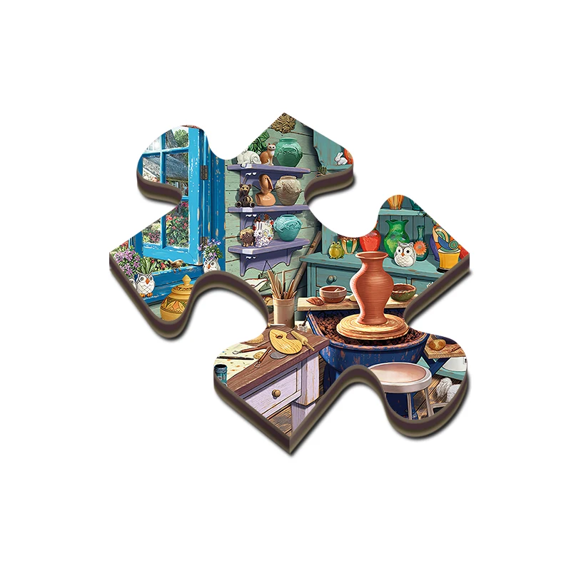 Деревянный пазл 1000 шт. большие сложные Обучающие игрушки взрослые снятие стресса