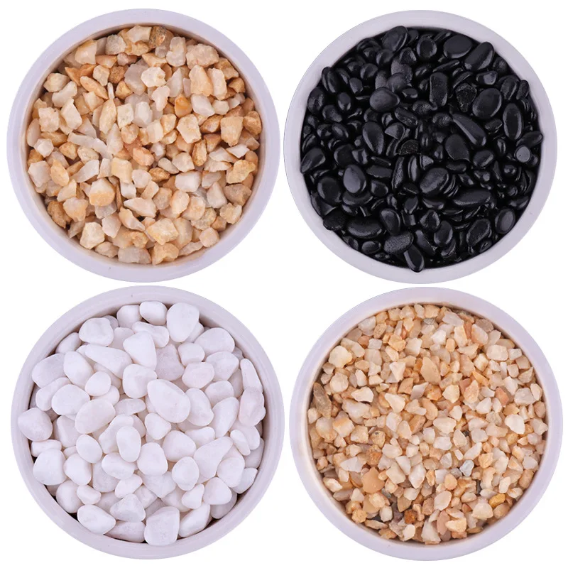 Галька полированный гравий натуральные полированные разноцветные камни