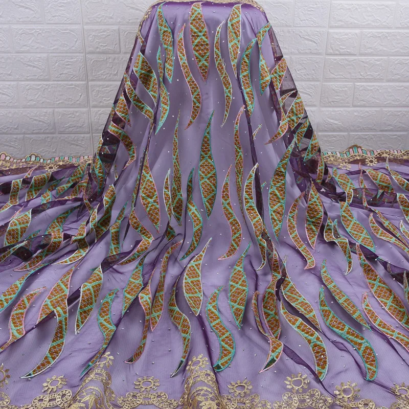 Последнее Африканское кружево высокого качества нигерийский гипюровый шнур