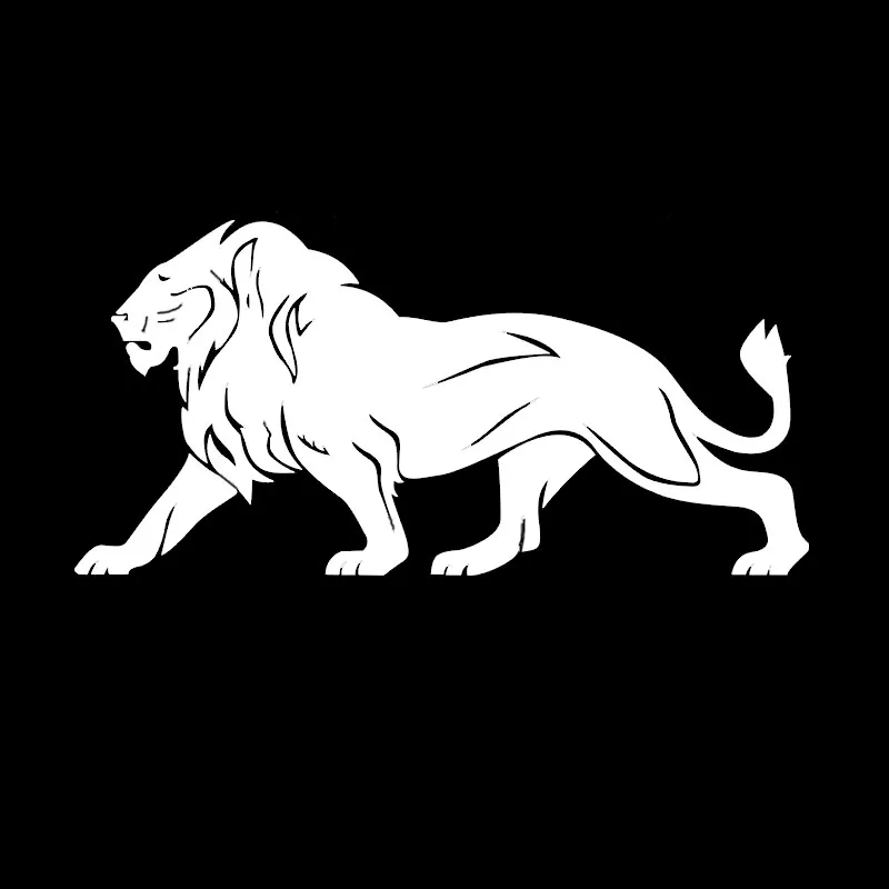

BEMOST Fashion Personality Lions Car Stickers Reflective Cover The Scratch Animal Decorative Car Decals Car Styling 19*10CM