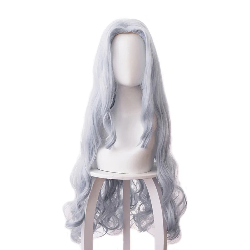 

Женский парик Chisaki из аниме «Моя геройская Академия», серый синий парик для косплея, термостойкие синтетические парики + бесплатная шапочка ...