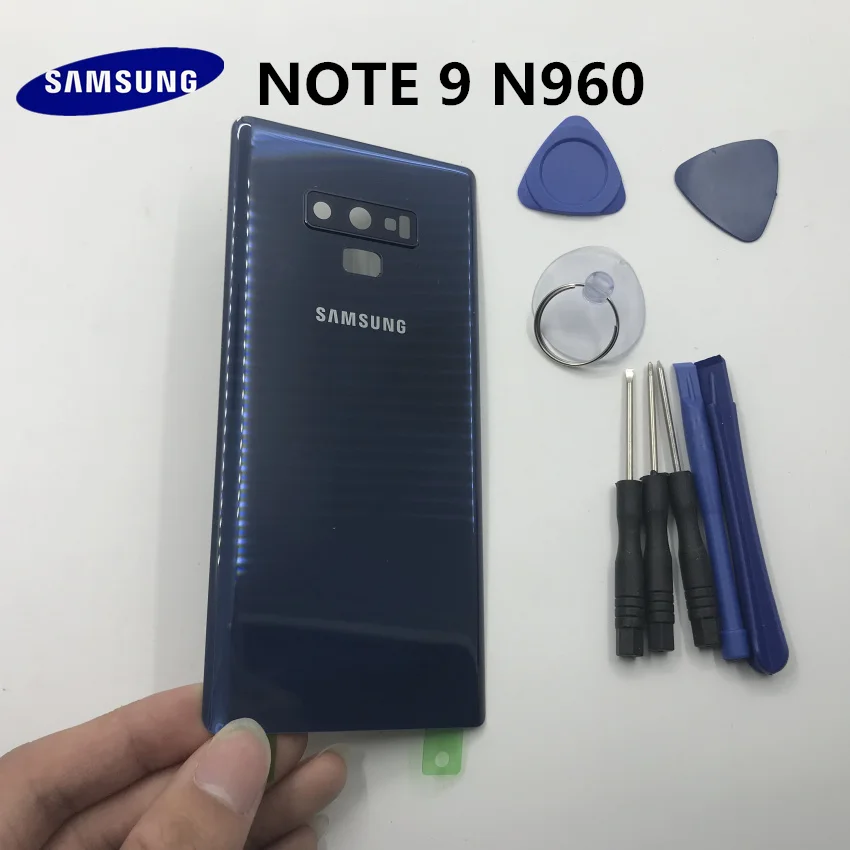 Задняя крышка аккумулятора Samsung Galaxy Note 9 N960 N960F сменный корпус для стеклянной