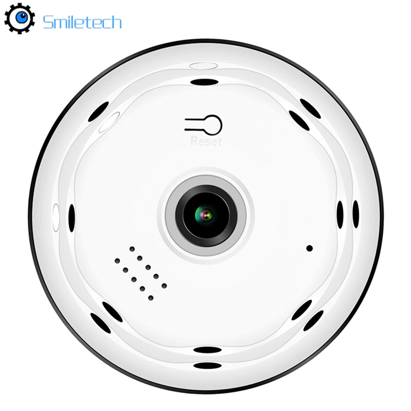 360 градусов панорамная WiFi VR камера 3MP рыбий глаз 10 м ИК Ночное Видение мини
