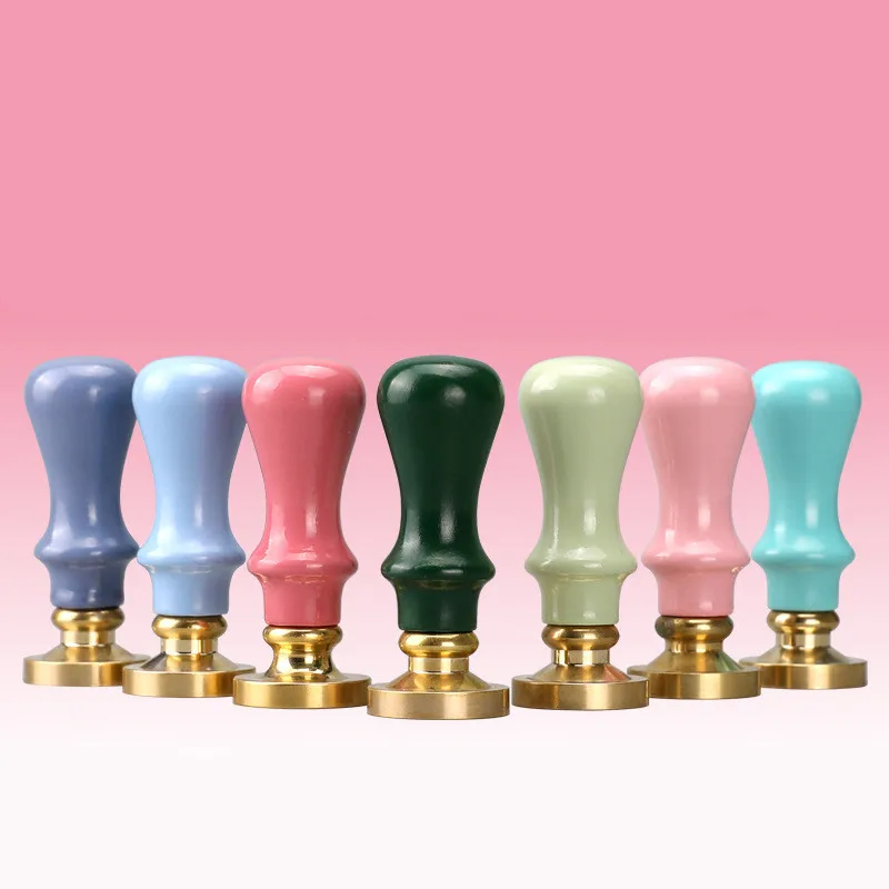 Набор для восковых печатей с деревянной ручкой 1 шт. | Дом и сад