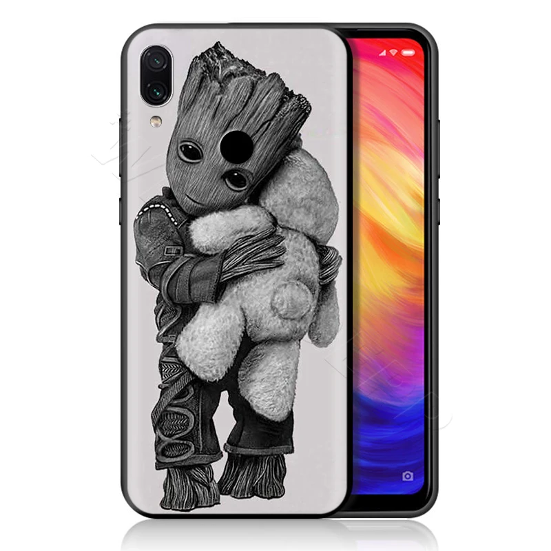 Хранители Groot чехол с принтом Marvel для спортивной камеры Xiao mi Red mi Note 8 mi, возраст 3, 6, 8, 9, A1 A2 A3 8A 6X9 T CC9 Lite SE Pro Max F1 10