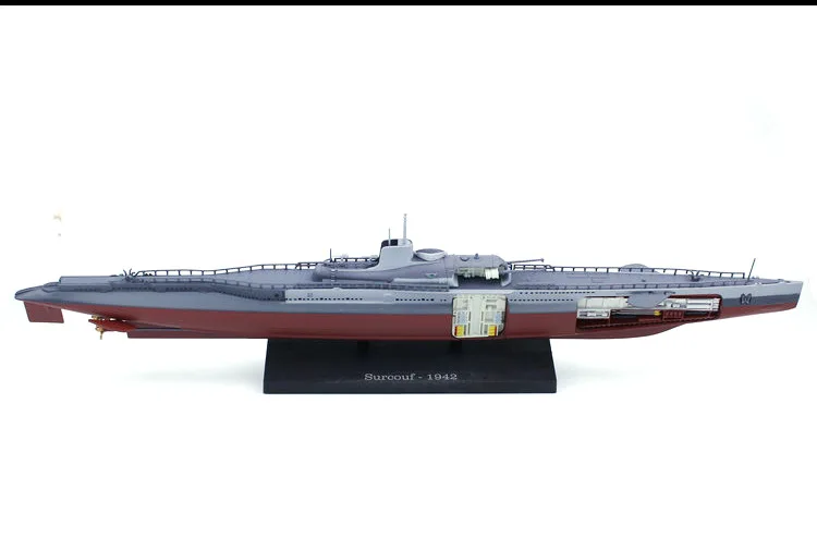 

1/350 French Speed Cove Underwater Cruiser World War II Submarine Model Finished Alloy Decoration