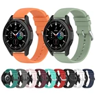 Силиконовый ремешок для Samsung Galaxy Watch 4, 44 мм, 40 мм, спортивный, 46 мм, 42 мм