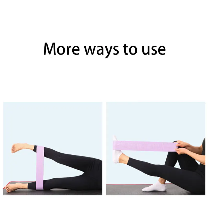 Эспандер для фитнеса тканевая лента бедер круглая петля тренировок бедра ягодиц