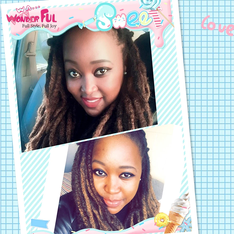 Замечательные дреды для наращивания кос 100% натуральные человеческие волосы Remy