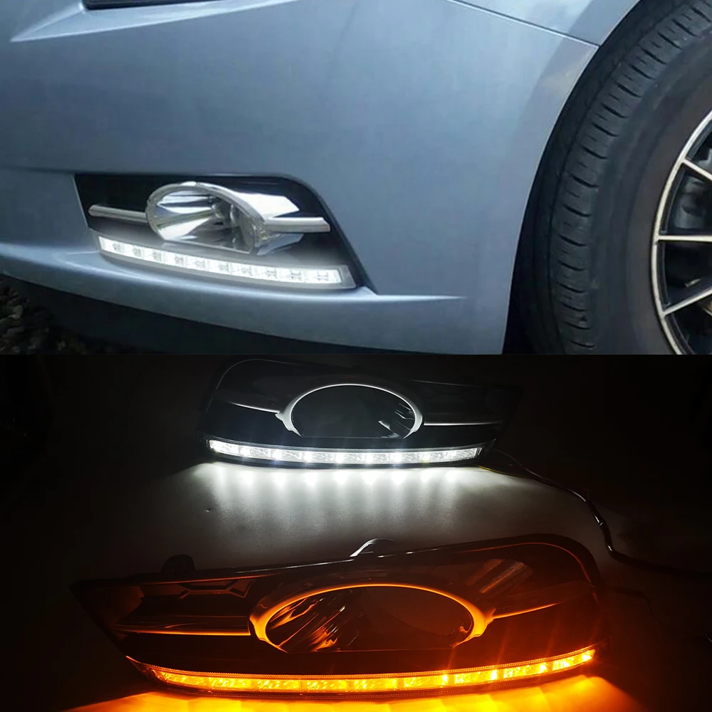 Автомобильные мигающие дневные ходовые огни для Chevrolet cruze 2009 2010 2011 2012 2013 2014 DRL с