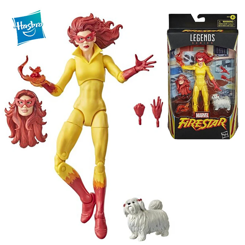 

Фигурки Hasbro из аниме Marvel Legends, фигурки X-Men фирестар, 6 дюймов, игрушечные фигурки, подвижные и сборные суставы