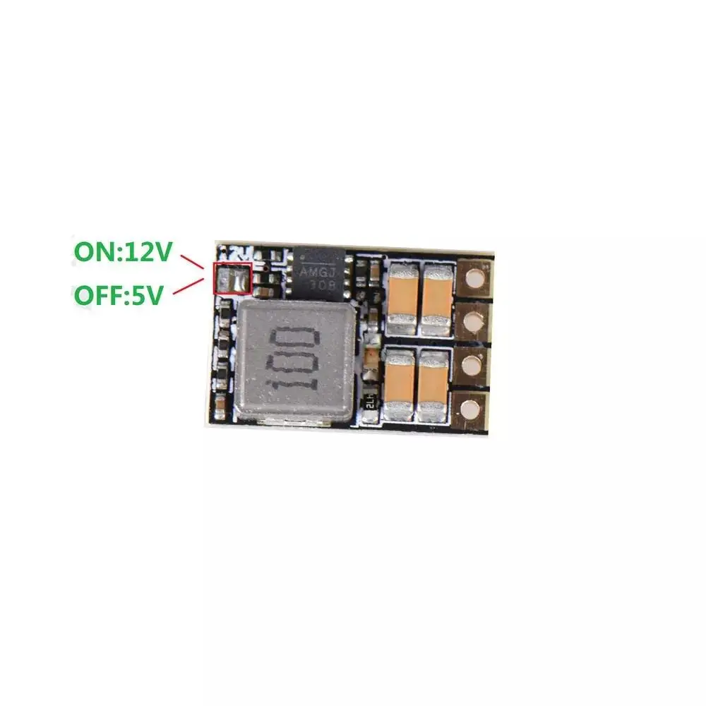 

JHEMCU мини DC-DC BEC 2-6S 5V 3A/ 12V 2A понижающий модуль для дрона с дистанционным управлением с видом от первого лица