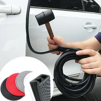 5M Universal Car Door Edge Protection Anti Collision Strip with Steel Disc Bumper Trim Edge Scratch Protector Strip Stickers