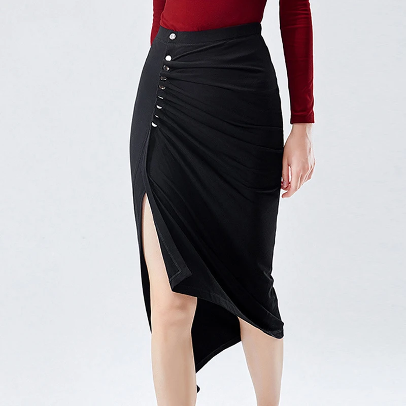 Юбки для латиноамериканских танцев Женская Современная юбка бальной комнаты