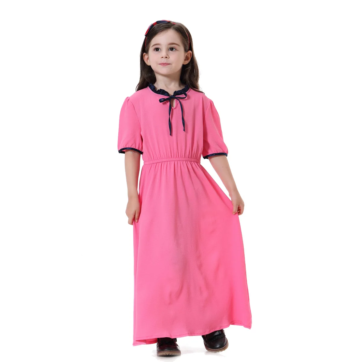 Мусульманская одежда для детей Мусульманское платье девочек Abaya Детская в