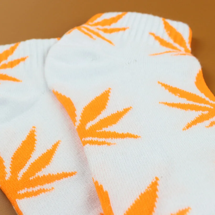 Hot Sale New Product High Quality Tide Sox Japanese Style Simple Maple Leaf Pattern Casual Men's Ankle Socks For Gifts | Мужская