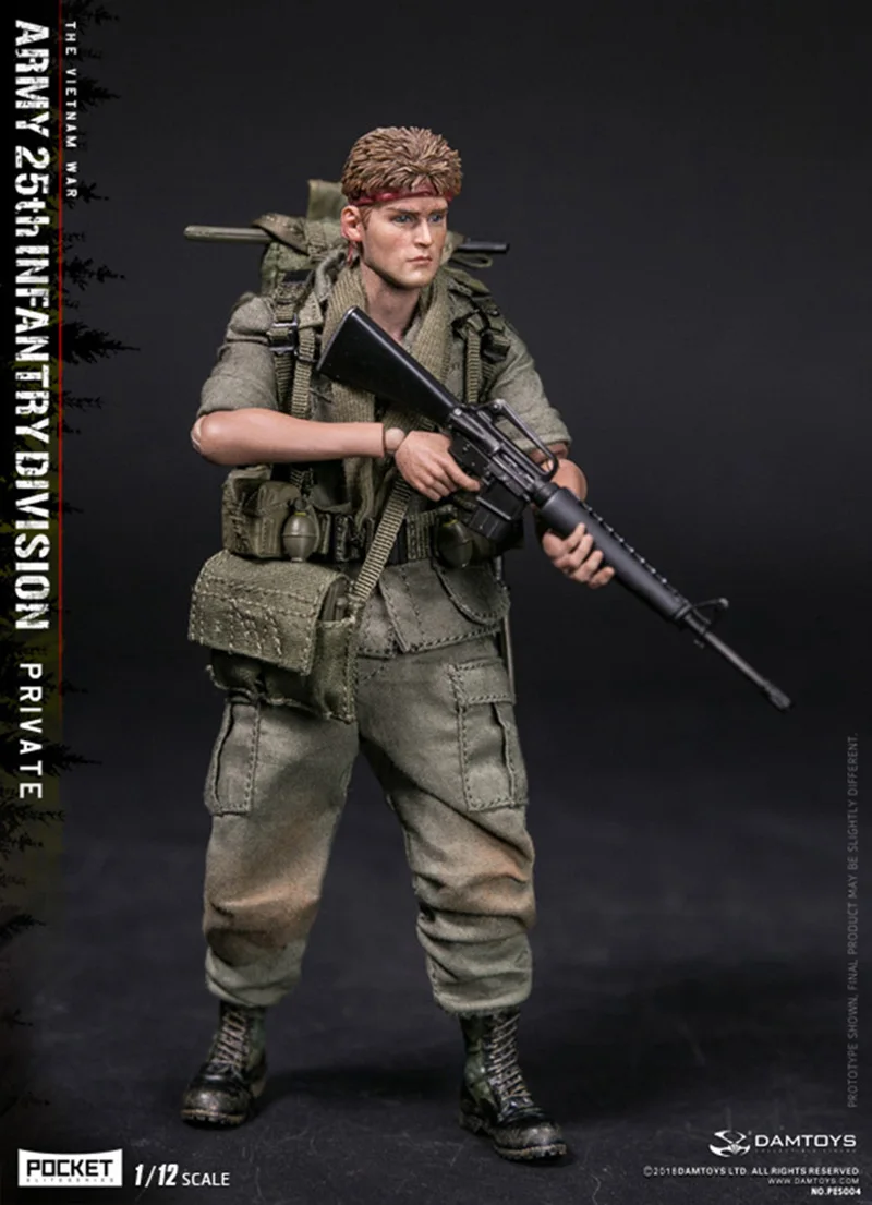 15,3 см мини DAMTOYS PES004 1/12 карманная элитная Серия армейская 25-я стрелковая дивизия частная фигурка подарок для фанатов