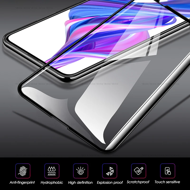 Ударопрочное закаленное стекло для Huawei Honor 9X Pro 8X 7X 6X Защитное 9H защитная пленка |