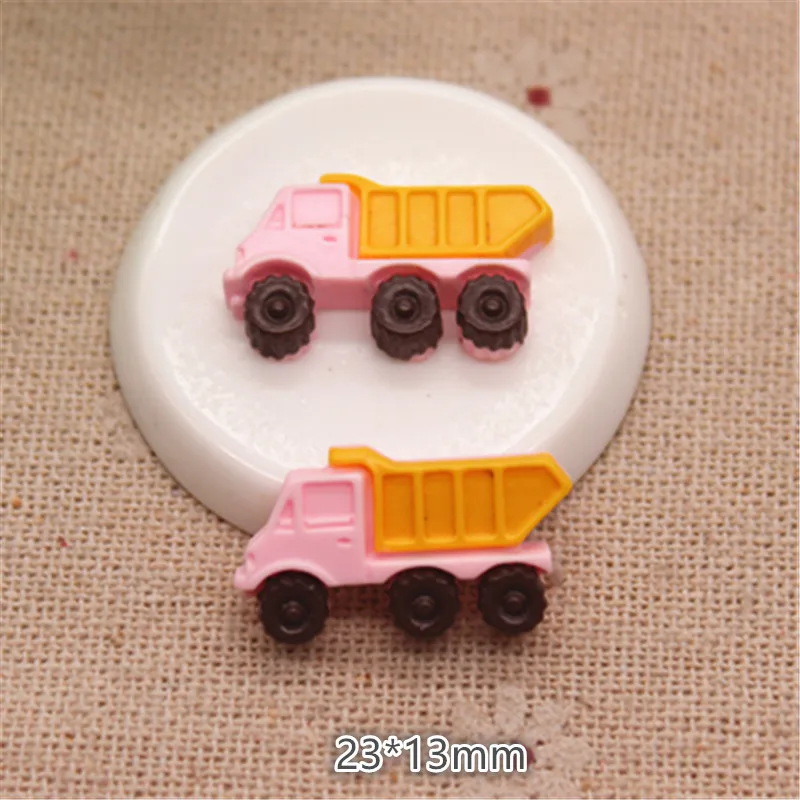 truck 20pcs 20 шт смешанные стили Перевозки Смола поезд/грузовик/корабль/самолет/экскаватор миниатюрный плоский Кабошон Скрапбукинг сделай сам - Цвет: truck 20pcs