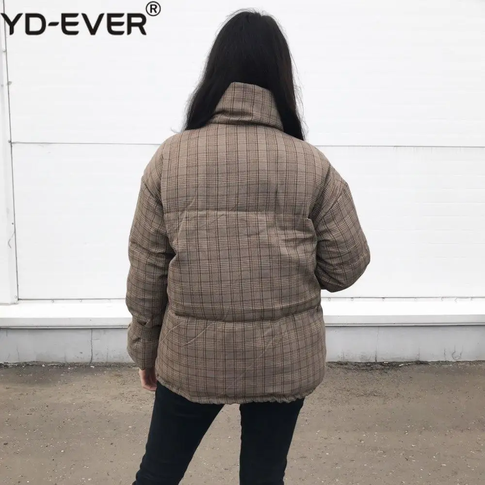 Женская хлопковая одежда новая Корейская версия свободного кроя плотная зимняя