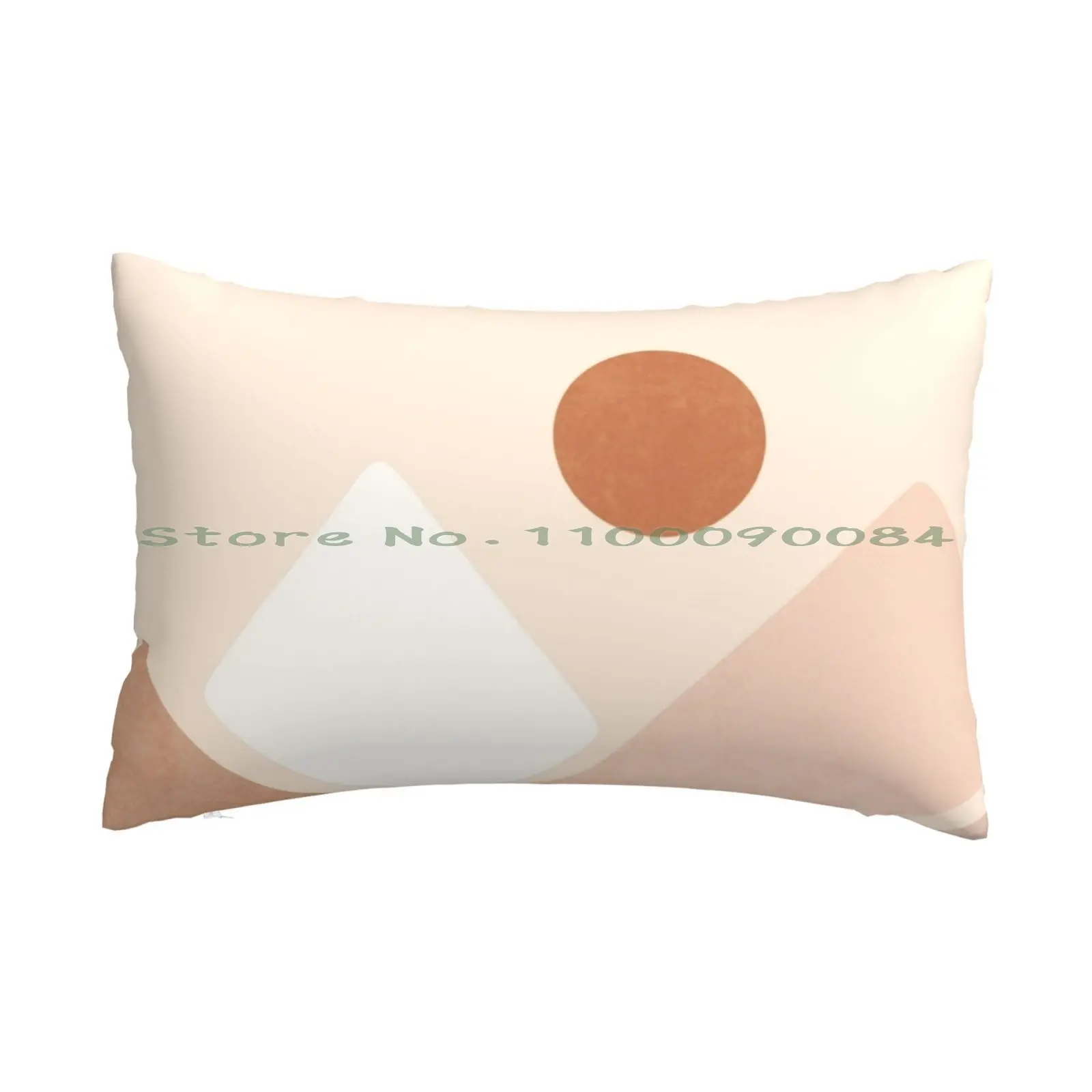 

Чехол нейтральный в стиле бохо для телефона с изображением гор, 20x30, 50*75, чехол для дивана, спальни с эффектом омбре, розовый абстрактный совр...