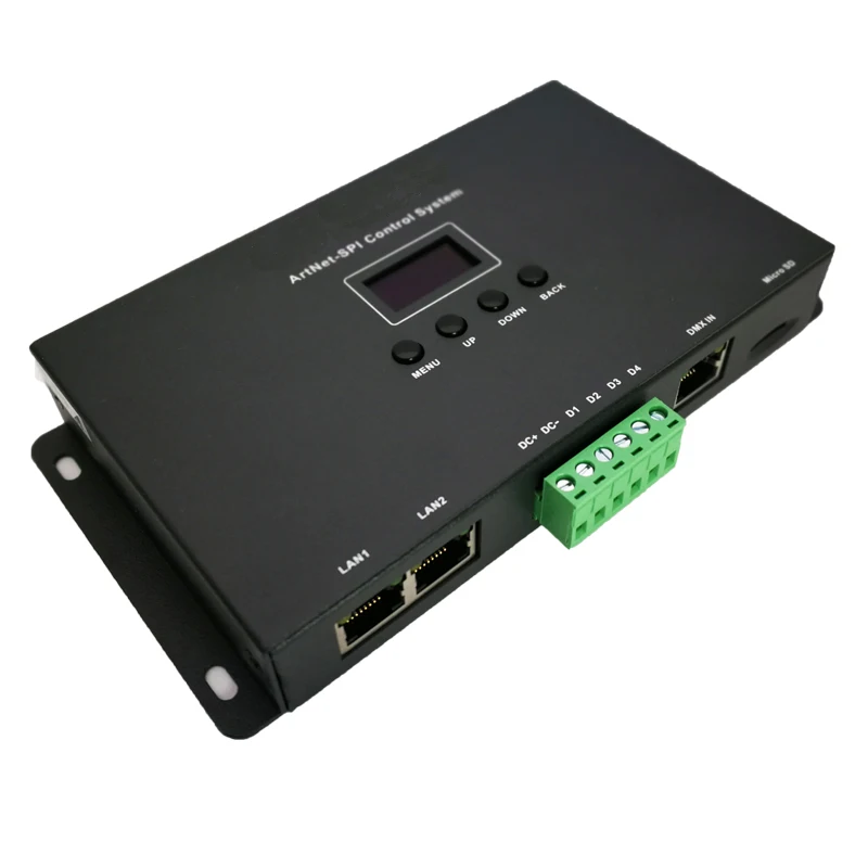 Новый DMX SPI сигнальный светодиод пикселей контроллер DC5V-24V (TTL) цифровой Выход