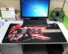 Коврик для компьютерной мыши Mairuige с красными гитарами 900*400*3 мм