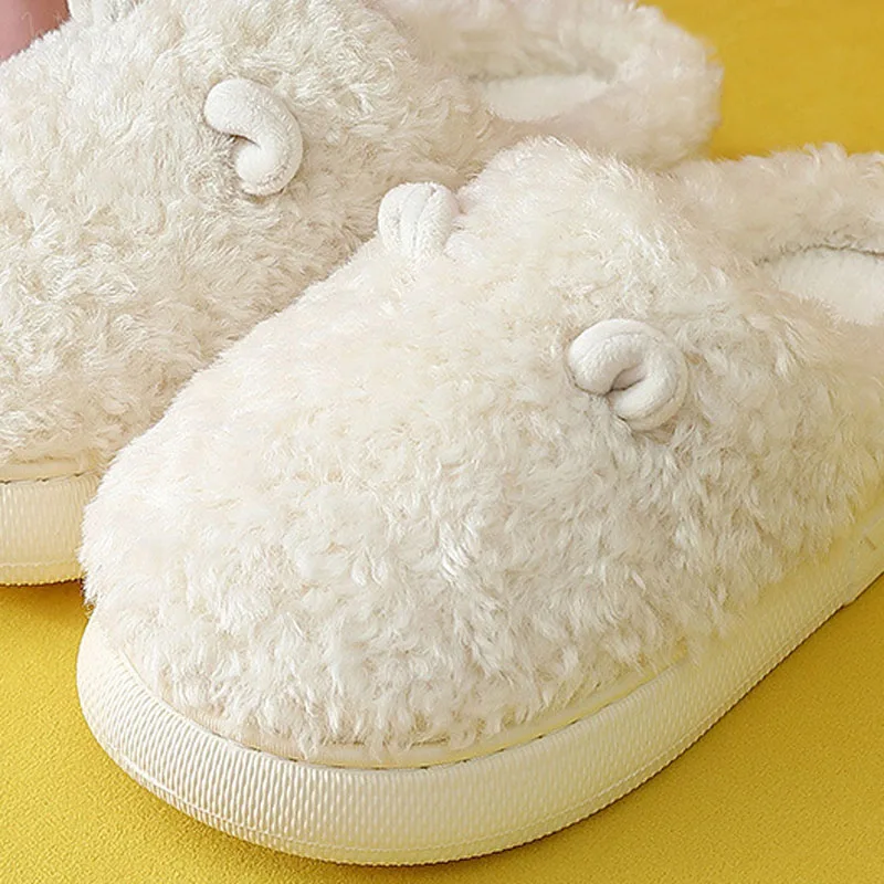 2021 мягкие пушистые меховые зимние домашние плюшевые тапочки женские милые