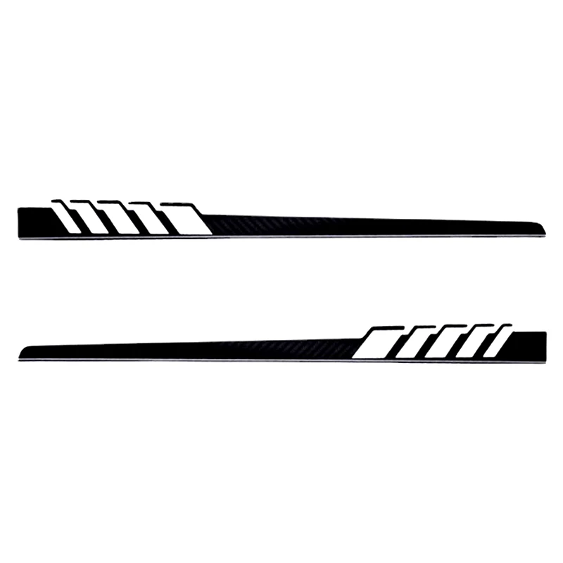 

2 Pcs Car Side Body Long Stripe Stickers Garlands Fit for Mercedes Benz C Class W204 W205 AMG Audi A3 A4 A5 A6 Auto Accessories