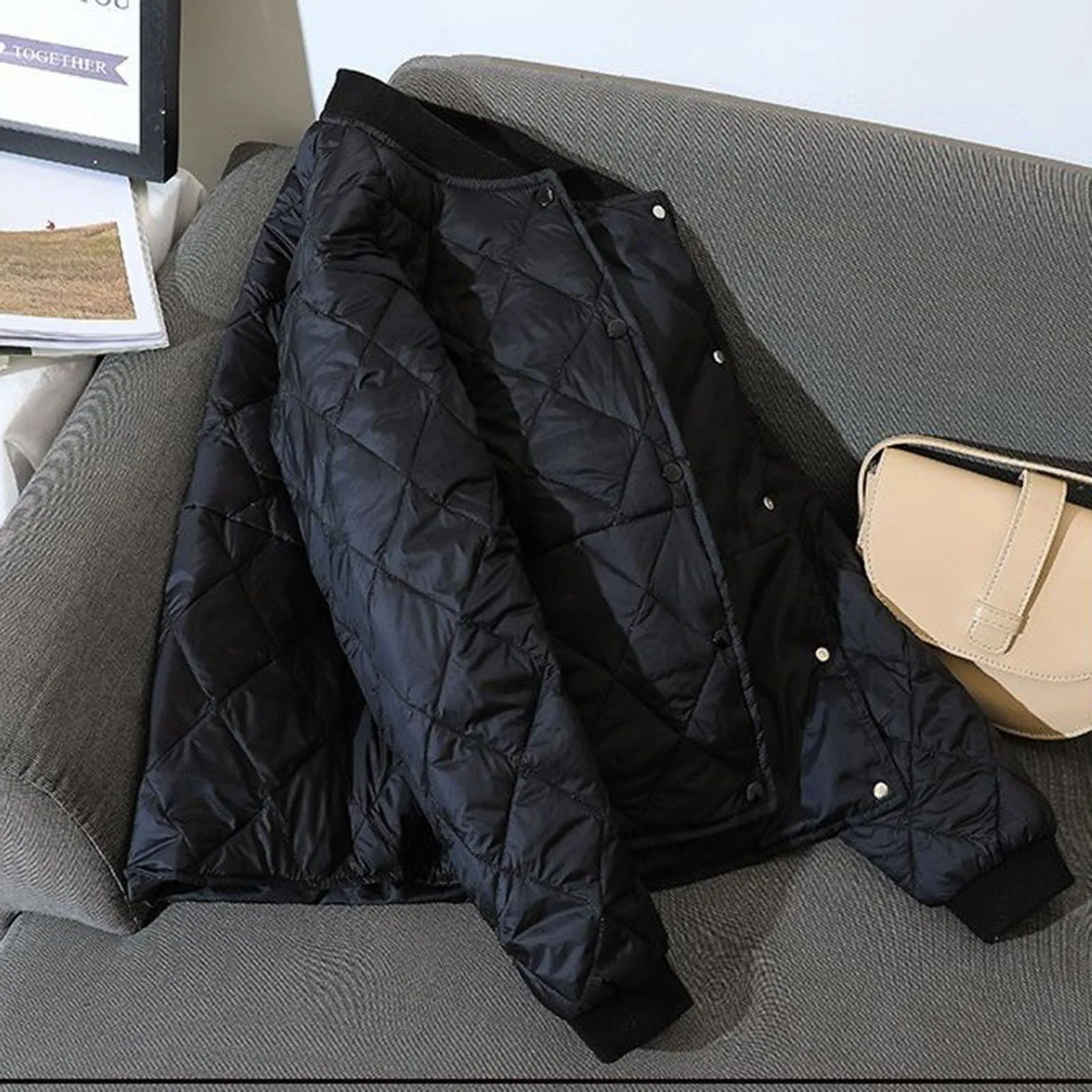 Зимние и осенние куртки на утином пуху теплая Женская куртка оверсайз