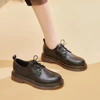 top quality black lolita shoes flats womens oxford style shoes women leather mary jane shoes teen girls school shoes big size