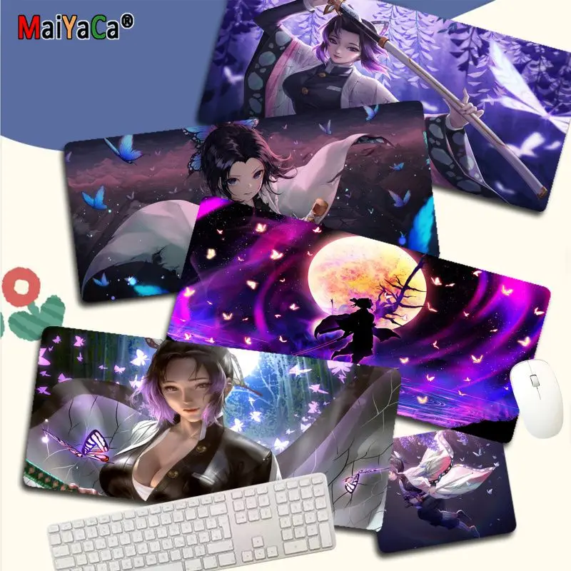 

MaiYaCa Demon Slayer Shinobu Kochou New Laptop Gaming Mice Mousepad Size for CSGO Game Player Desktop PC Computer Laptop