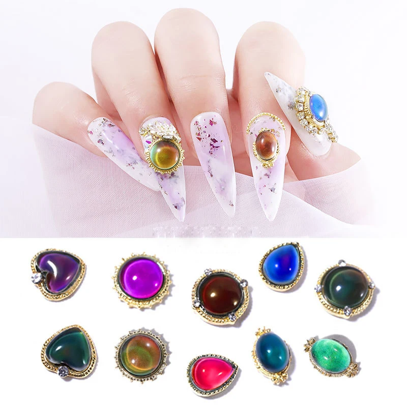 Стразы для дизайна ногтей 5 шт. украшения объемные