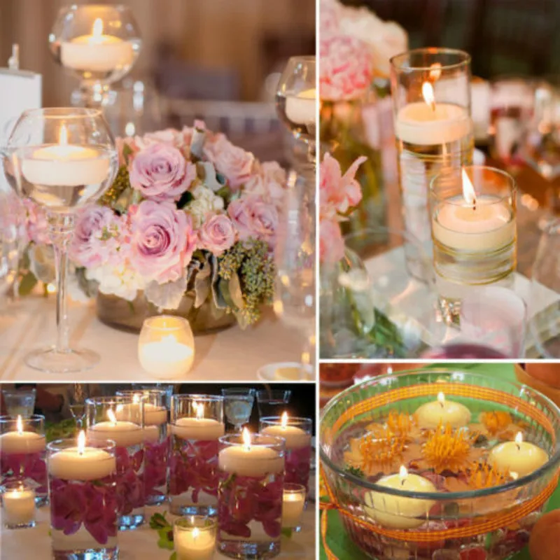 Небольшие плавающие свечи украшение для дома Свадебный декор день рождения Dedals
