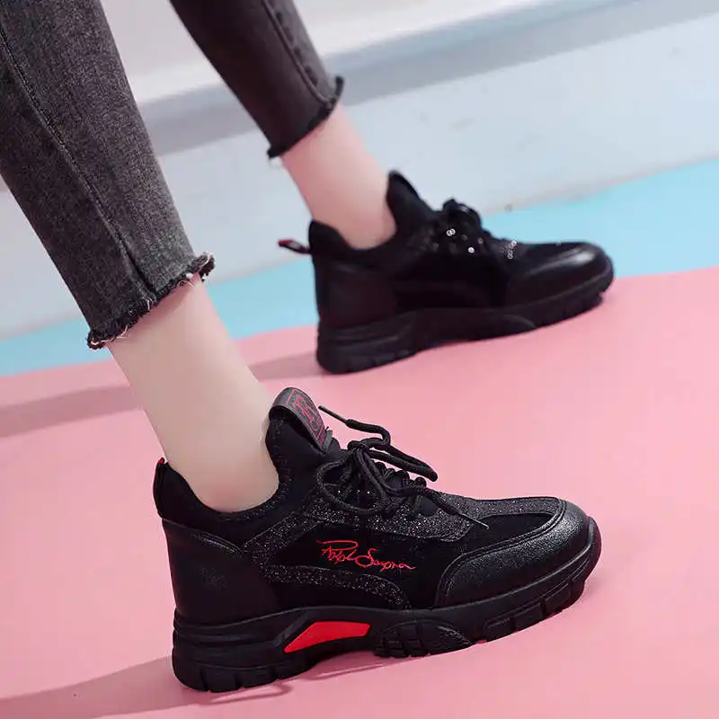 

Холщовые кроссовки 38-45, спортивные кроссовки, Женская Прочная резиновая обувь для бега, женские спортивные кроссовки на шнуровке для женщин...