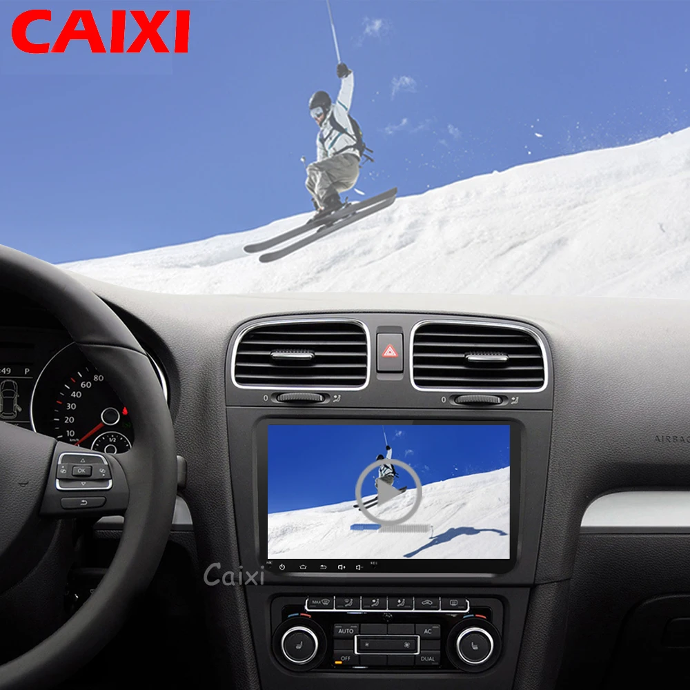 2 Din радио автомобиль Android 8,1 gps Мультимедиа для Volkswagen Skoda Octavia Golf 5 6 touran passat B6 Polo Tiguan Yeti Rapid Bora