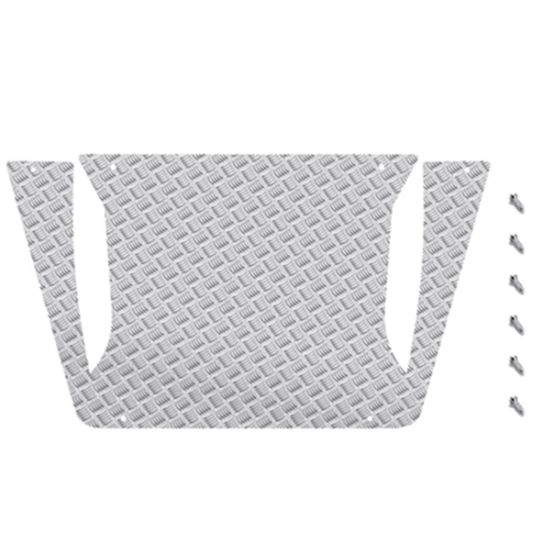 

for MN D90 D99S MN99S 1/12 RC Car Upgrade Parts Metal Engine Cover Decorative Sheet Central Skid Plate of the Hood