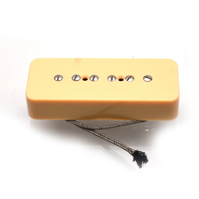1 шт. Винтаж Alnico 5 Soapbar P 90 P90 гитара Пикап шеи или мост Пикап аксессуары для гитары, серебро/черный/белый/кремовый выбор