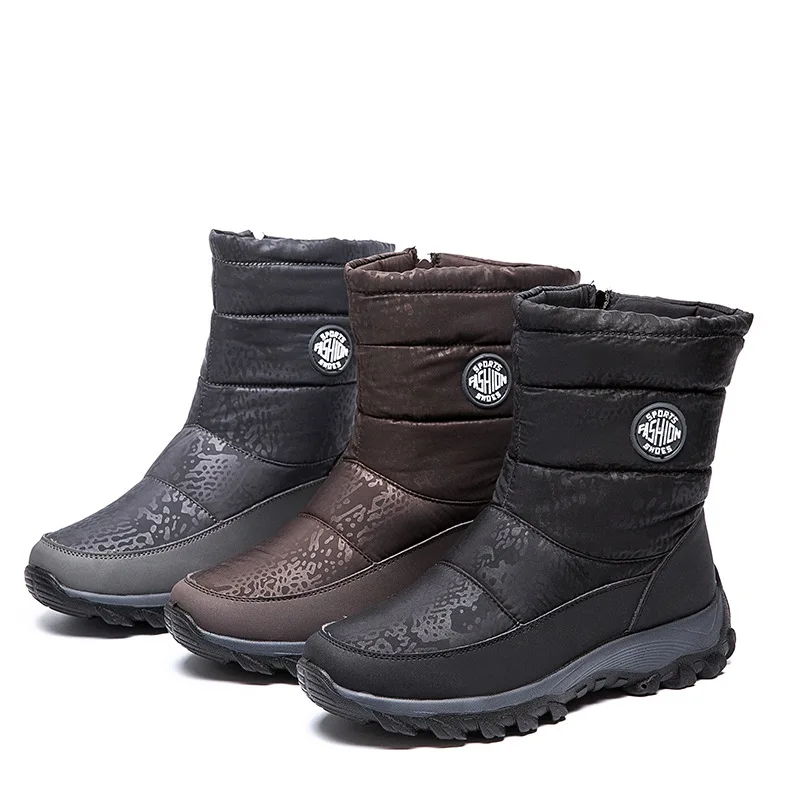 

Adult Winter Boots Waterproof Women Snow Boots With Plush Fashion Sports Casual Keep Warm Outdoor Shoes Size 36-43