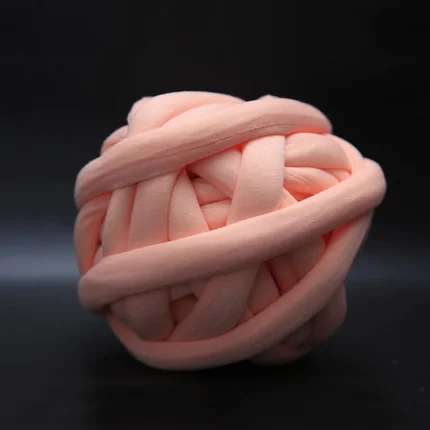 Lighte Pink Зима 250 г супер толстые пряжи для вязания хлопка/полиэстерная Пряжа 20 мм толстая пряжа для руки вязаное одеяло/кошачье гнездо/Подушка - Цвет: Lighte Pink