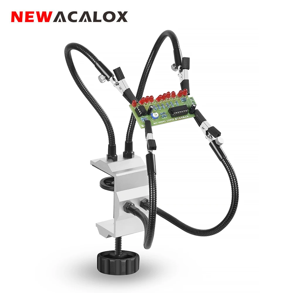 Newacalox Desk Clamp Soldering Station Holder Pcb Alligator Clip Multi Soldering Helping Hand Third Hand Tool For Welding Repair Buy At The Price Of 19 62 In Aliexpress Com Imall Com