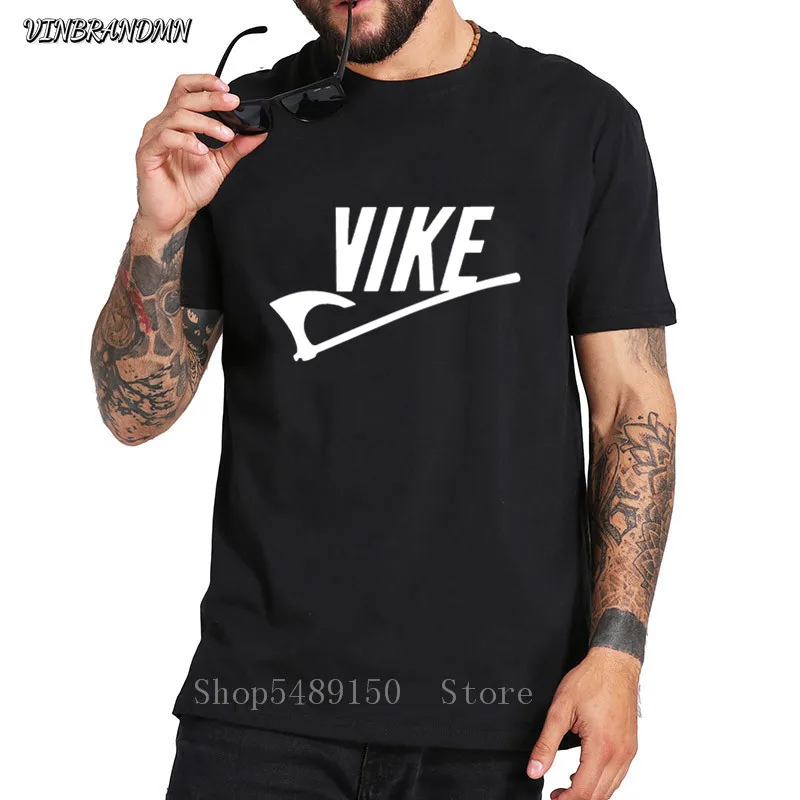 Знак викингов Ретро Мужская футболка креативный череп дизайн сыны Одина