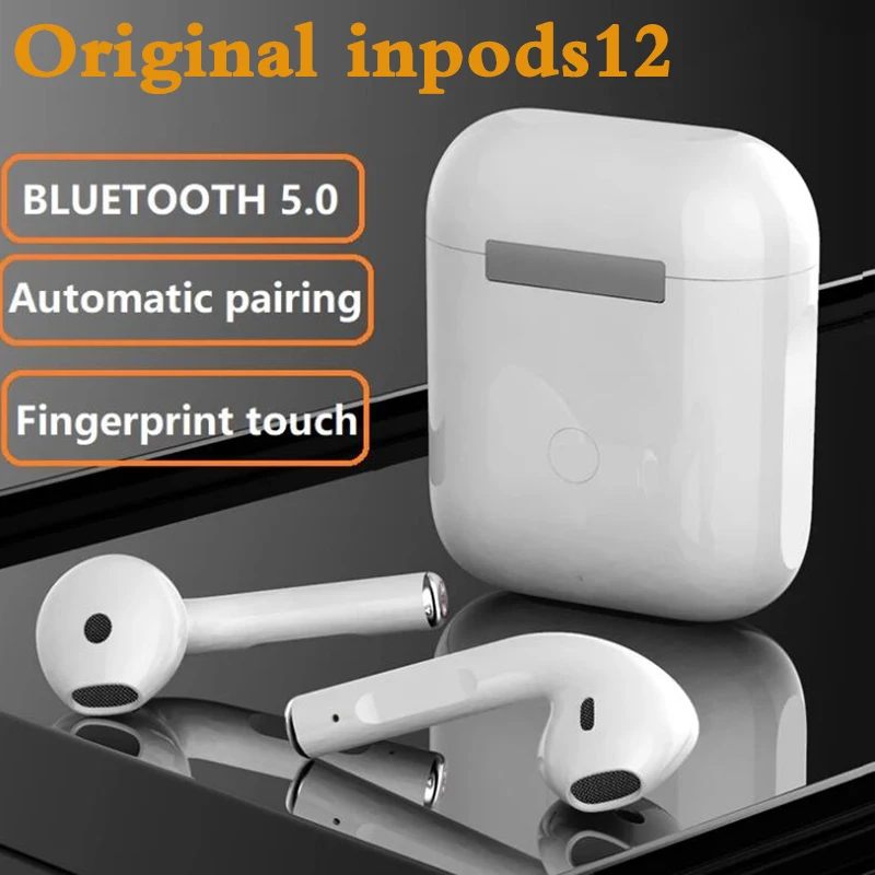 TWS беспроводная гарнитура inPods i12 Сенсорная Клавиша Bluetooth 5 0 спортивные