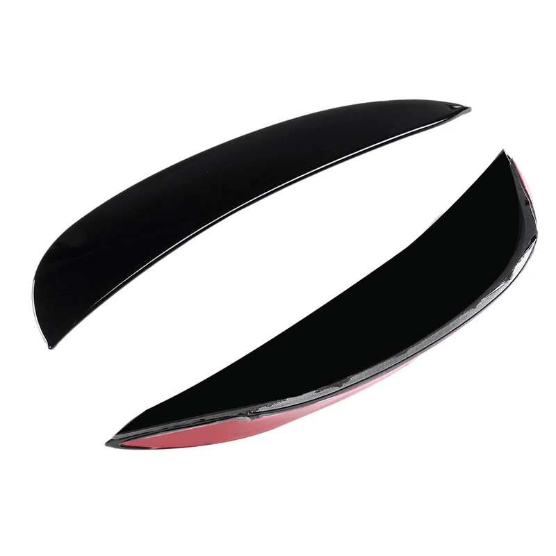 2 шт. передний Боковой бампер декоративные полосы Накладка для губ разветвитель