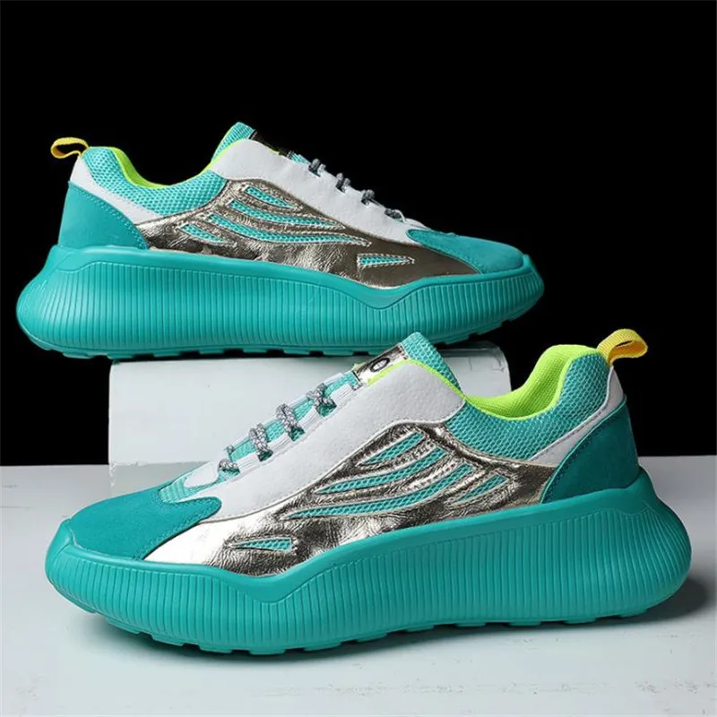 

European men's shoes spring and summer new sports shoes men's casual old shoes mesh breathable jelly bottom net red casual shoes